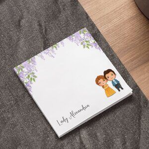 Personalized Custom Name 3M Post-it® Note Pads | Custom Name | Bridgerton | Lady